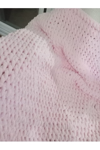 Kız Bebek - Çocuk Puffy Battaniye Pembe