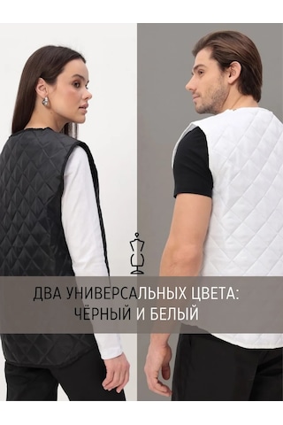 Sf-dominanta Bolonya Kumaştan Üretilmiş İş Ve Sağlık Sektörü İçin Tasarlanmış, İzolasyonlu Ve Kapitone Yeleği. 1960172 Siyah