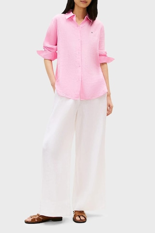 Tommy Hilfiger Bayan Gömlek Ww0ww44679 Tor Pembe
