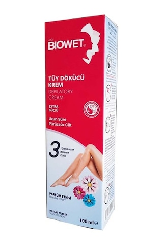 Biowet Hassas Ciltler İçin Tüy Dökücü Krem 100 ML