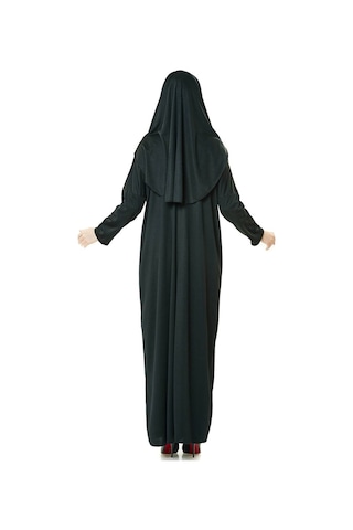 Tek Parça Namaz Elbisesi - Seccade - Tesbih - Ibadet Seti - Siyah