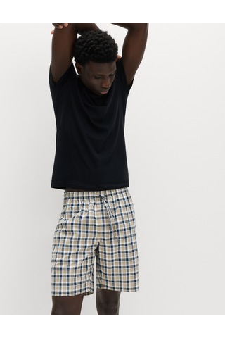 Marks & Spencer 2'li Pijama Şortu Mavi Mix