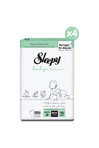 Sleepy Babycare Bebek Bakım Örtüsü 60 x 90 CM 4 x 10 40 Adet