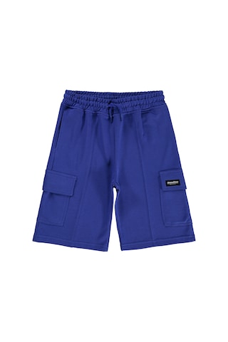 Civil Boys Basic Kargo Cepli 10-13 Yaş Kapri - Mavi Saks Mavi