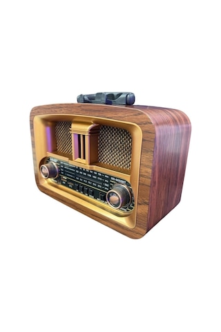 Durukar Taşınabilir Klasik Am/fm/sw Retro Ev Radyo Usb İle Şarj Olabilen Retro Radyo