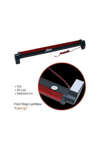 Kgn Fren Stop Lambası Cam İçi 12v 40 Led 0801002