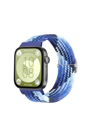 Tedar Huawei Fit 4 Kordon Saat Değildir - Lacivert-mavi Najmaddin