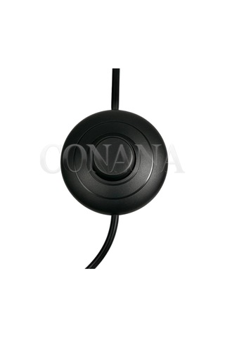 E14 Duylu 3 Metre Yerpuarlı Aç Kapat Anahtar Fişli Seyyar 2x0,50 Siyah