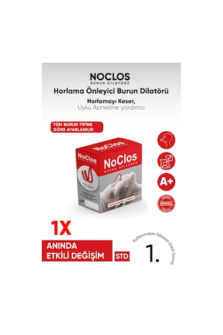 Noclos Nefes Açmayı Destekleyen Burun Dilatörü Kırmızı