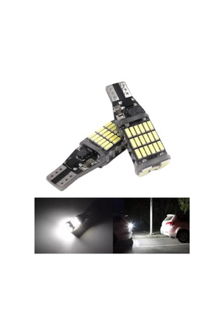 T15 W5w Canbus 45 Led Ampul Beyaz 360 Derece Ultra Parlak Park Plaka İç Aydınlatma