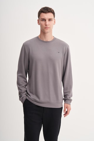 Cazador 53140 Erkek Bisiklet Yaka Sweatshirt K.gri