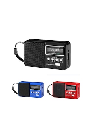 Ws-2319 Mini Bluetooth Hoparlör Fm Radyolu Hafıza Kartı Ve Usb Girişli Şarjlı Taşınabilir 3w Hoparlör Mp3 Çalar