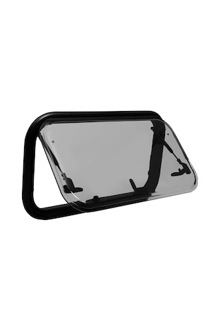 Babarvy 70x40cm 90 Amortisörlü Karavan Camı / Pencere Siyah