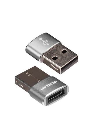 Type-c Dişi To Usb Erkek Metal Gövdeli Otg Çevirici, Hytech Hy-xo33,