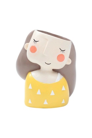 Florada Dekoratif 2'li Sukulent Kız Saksı