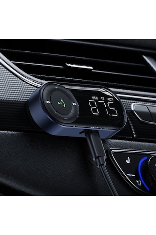 Novahub Taşınabilir Mini Fm Verici - Bluetooth Ses Alıcı, Eller Serbest Çağrı Ve Kullanışlı Sürüş Aksesuarı