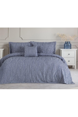 Özdilek Yatak Örtüsü Nırvana Indıgo Çift Kişilik İndigo