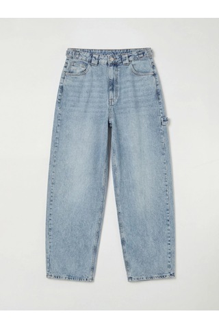 Lc Waikiki Mavi Baggy Fit Kadın Jean Pantolon