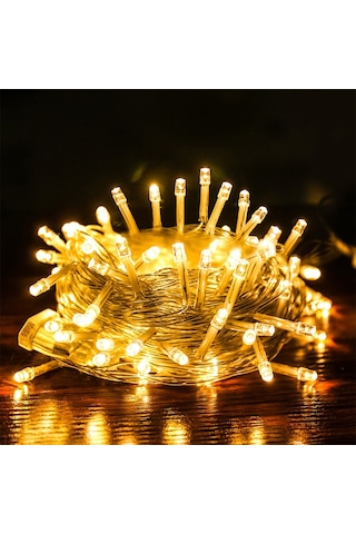 10 Metre 100 Ledli 8 Fonksiyonlu Dekoratif Lambader Dekor  Lambası