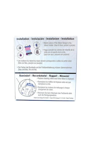 800012-445 Ymck Renkli Şerit 625 Baskı Retransfer Ribbon Yeniden Transfer Ribonu