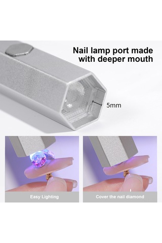 Yifomall Taşınabilir Manyetik Led Işık Terapi Lambası - 230mah Pil, 20/60sn Zamanlayıcı, 3w Güç