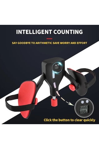 Honeybeeshop Siyah Akıllı Sayılabilir Kegel Aleti Ayarlanabilir Dirençli Pelvik Kas Geliştirici Ev Spor Ekipmanı