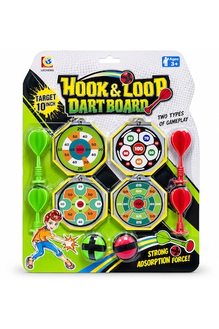 Cırtlı Dart Board Çocuk Dart Oyunu Cırt Cırtlı Hedef Tahtası Seti