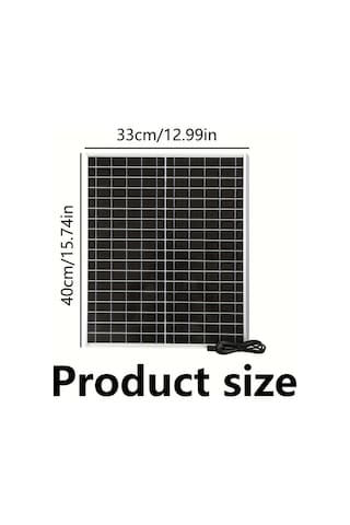 Boatshop1 1 Adet Solar Paneller Güneş Paneli Açık Taşınabilir Şarj Kiti Rv Piknik Tekne Kamp Mobil Güç Kaynağı