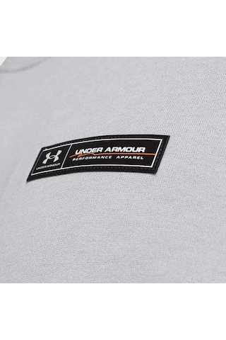 Under Armour Heavyweight Armour Label Erkek Gri Polo Yaka Tişört