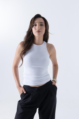 Mmetalic Fitilli Regular Fit Normal Kalıp Siyah-beyaz-gri-lacivert Bisiklet Yaka Sıfır Kol Pamuklu 4'lü Kadın Atlet Çok Renkli