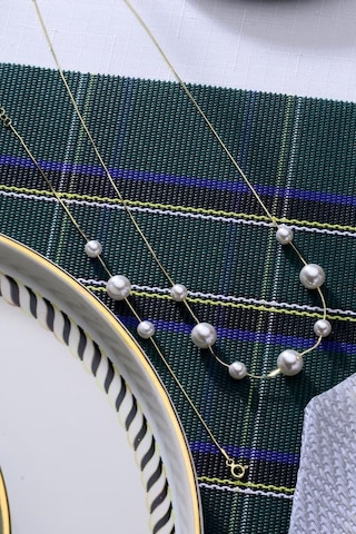 925 Ayar Gümüş Büyük Küçük İncili Altın Kaplama Set Altın