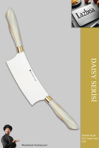 Daisy Serisi Seri Mutfak Bıçak Kıyma Çift Tutma Zırh Mft-853