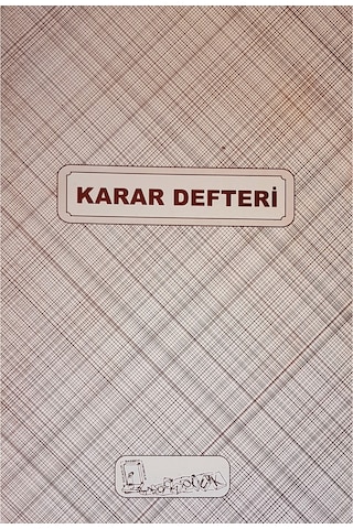 Kocaoluk Karar Defteri K.Kapak