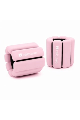 Rebuwo Silikon Ayak Ve El Bileği Ağırlığı Pembe Açık Pembe