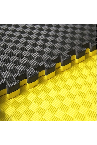 Ges Medikal Kalınlık Tatami Sarı Siyah 100 x 100 26 MM Çok Renkli