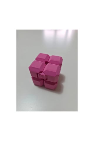 Oyuncak Küp - Sonsuz Dönüş Küpü - Sitres Hareketli Küpü Pembe