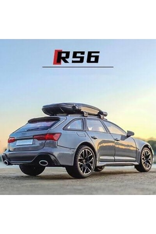 Audi Rs6 Quattro 1:24 Diecast Maket Metal Araba Koleksiyon Nardo Gri