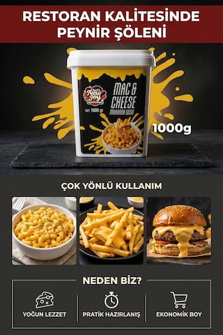 Mac Cheese Makarna Sosu Toz 1000 Gr Mac And Cheese