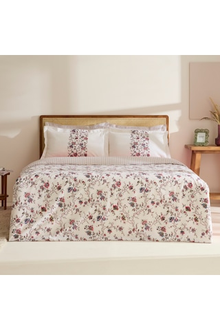 Karaca Home Inara %100 Pamuk Tek Kişilik Nevresim Takımı Kırmızı Kırmızı