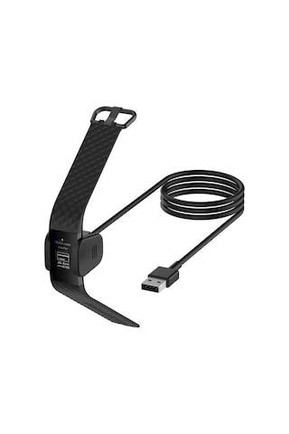 Fitbit Charge 4 Usb Şarj Aleti Şarj Kablosu Cihaz Kiti- 5775