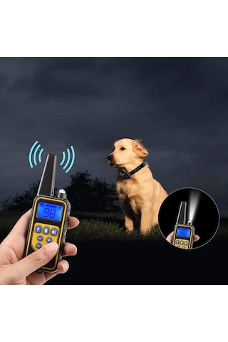 Suntek Köpek Eğitim Şok Tasması Uzaktan Kumanda 1-adet-siyah