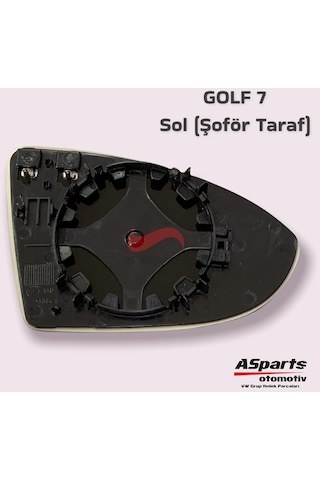 Vw Golf 7 Dış Ayna Camı Sol Sürücü Taraf Isıtmalı 5g0857521