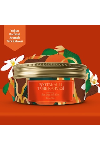 Mim And More Portakallı Türk Kahvesi Portakal Aromalı Türk Kahvesi 150 G