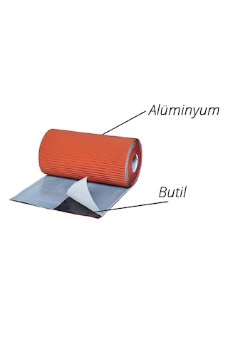 Kaproflex Butil Baca & Duvar Dibi Su Yalıtım Bandı Gül Kurusu 300 Mm X 5 M
