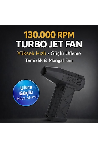 Senbang MRT26 130.000 RPM Turbo Jet Fan Yüksek Hızlı Elektrikli Temizlik ve Mangal Fanı