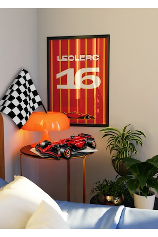 Lewis Hamilton 44 F1 Poster Tablo Siyah Çerçeveli