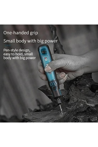 Trendooze Uzun Usb Takım Seti Şarj Ömürlü Öğütücü Kullanışlı Kalem Gravür Elektrikli Dayanıklılık A 1 Gd