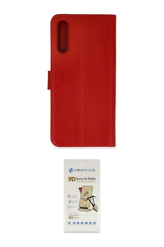 Cep Huawei Uyumlu P Smart S Kılıf Siluet Işık Serisi İkili Koruma Seti Najmaddin Gold
