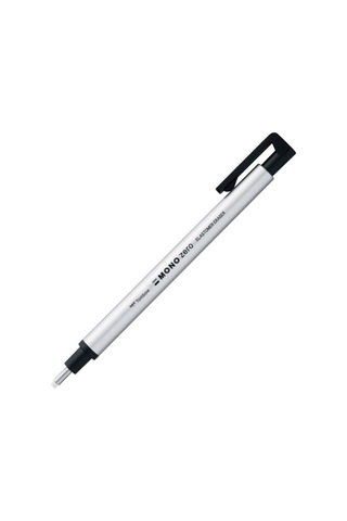 Tombow Mono Zero Kalem Silgi, Yuvarlak Uç, 2,3mm, Gümüş