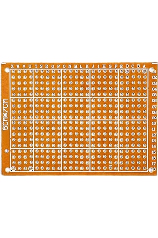 5x7cm Pertinaks Pcb Proto 10x24 432 Adet Bakır Delik Prototip Deney Kartı 2.54mm Pertenaks